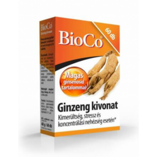 BioCo Ginzeng Kivonat Tabletta