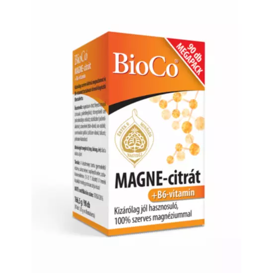 BioCo Magne-Citrát + B6 Vitamin Megapack