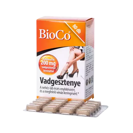 BioCo Vadgesztenye tabletta 80x