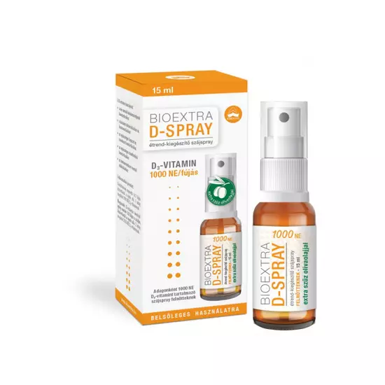 Bioextra D-Spray 1000 NE D3-Vitamin Szájspray
