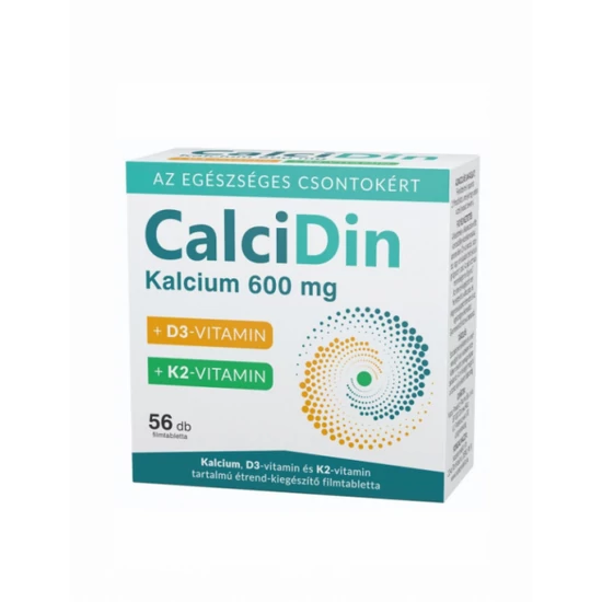 CalciDin Ca D3 K2 vitamin filmtabletta 56x