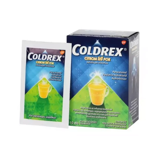 Coldrex citrom ízű por belsőleges oldathoz 10x