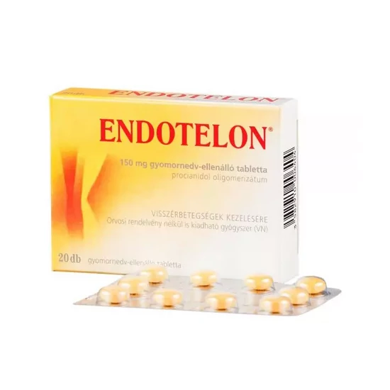 Endotelon 150 mg gyomornedv-ellenálló tabletta 20x