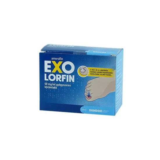 Exolorfin 50mg/ml gyógyszeres körömlakk 2,5ml