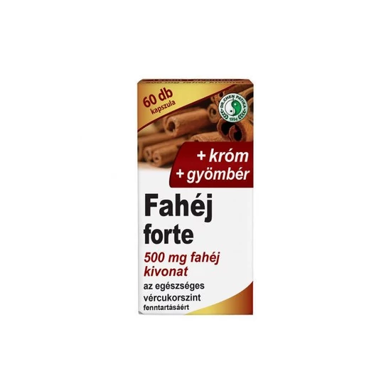 Dr. Chen Fahéj Forte Kapszula Gyömbérrel És Krómmal
