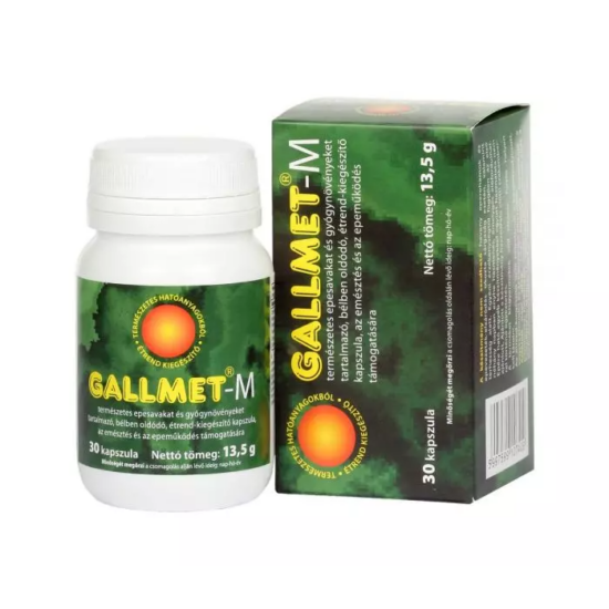 Gallmet-M gyógynövény kapszula 30x