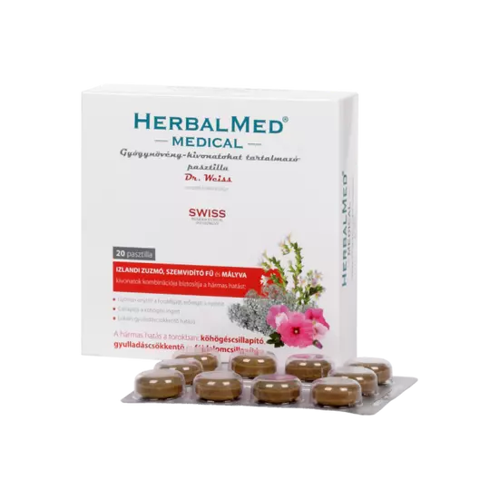 Herbalmed Medical Gyógynövény Pasztilla