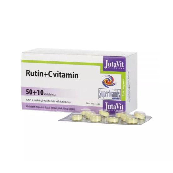 JutaVit Rutin+Cvitamin tabletta 50+10x