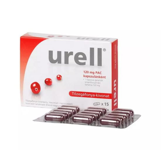 Urell Express tőzegáfonya kapszula 15x