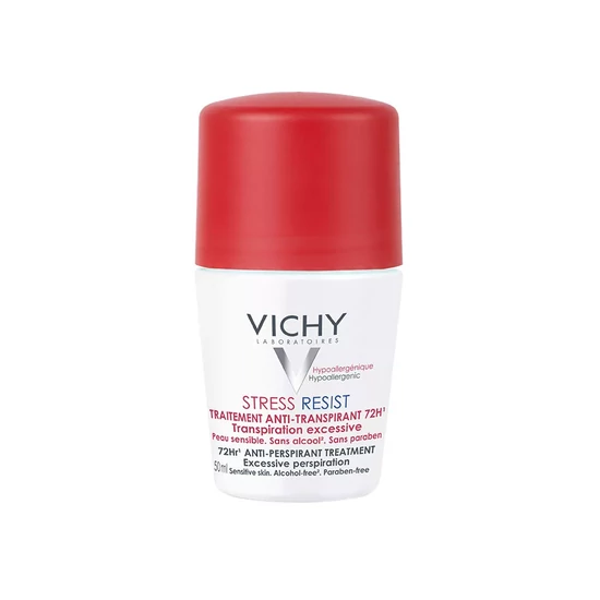 VICHY Stress Resist izzadságszabályozó golyós dezodor 72 órás (50ml) 