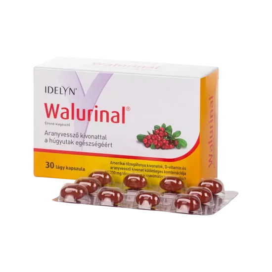 Idelyn Walurinal aranyvessző kapszula 30x
