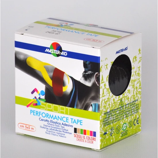 Sport Performance tapasz 5m x 5cm black