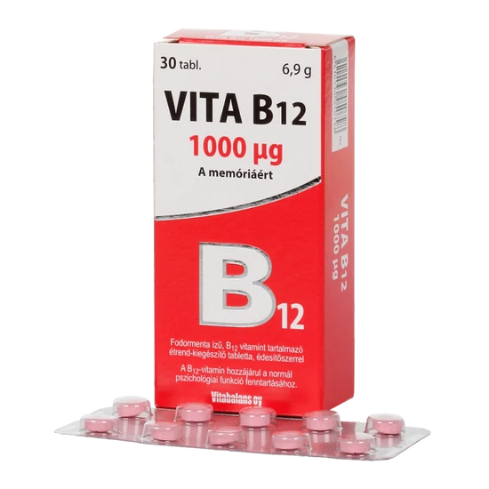 Vitabalans Vita B12 Tabletta 1000mcg 30x