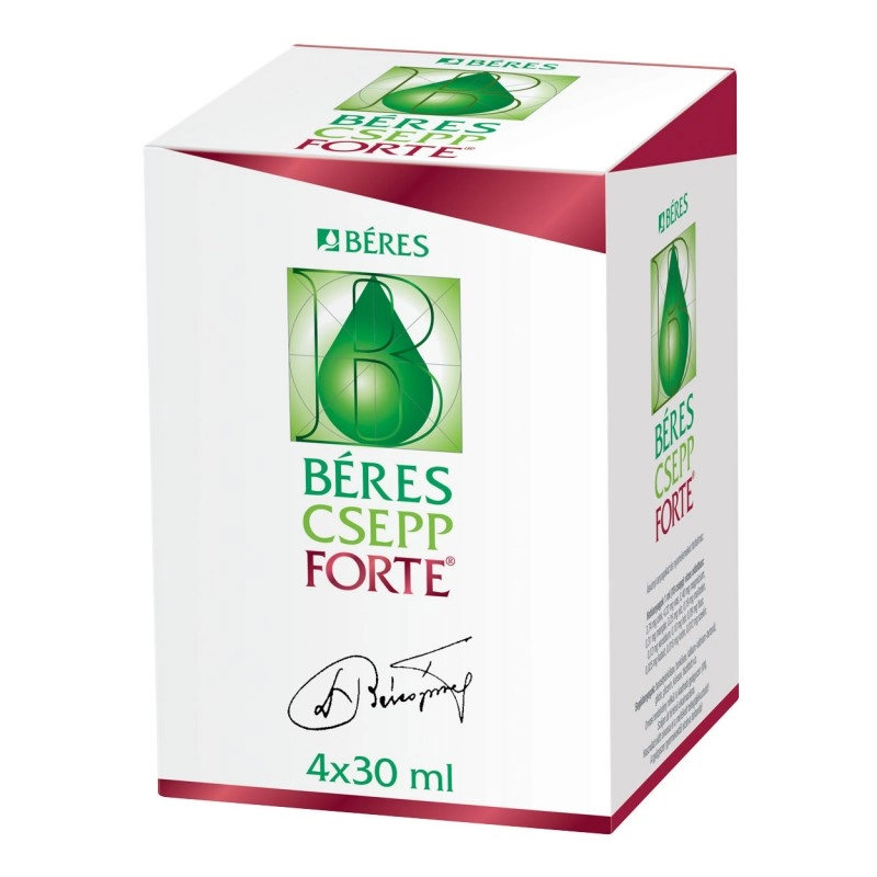 Béres Csepp Forte belsőleges oldatos cseppek 4x30 ml