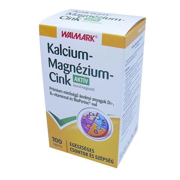 Walmark BIOPERINE Kalcium + Mg + Cink Aktív tabletta 100x