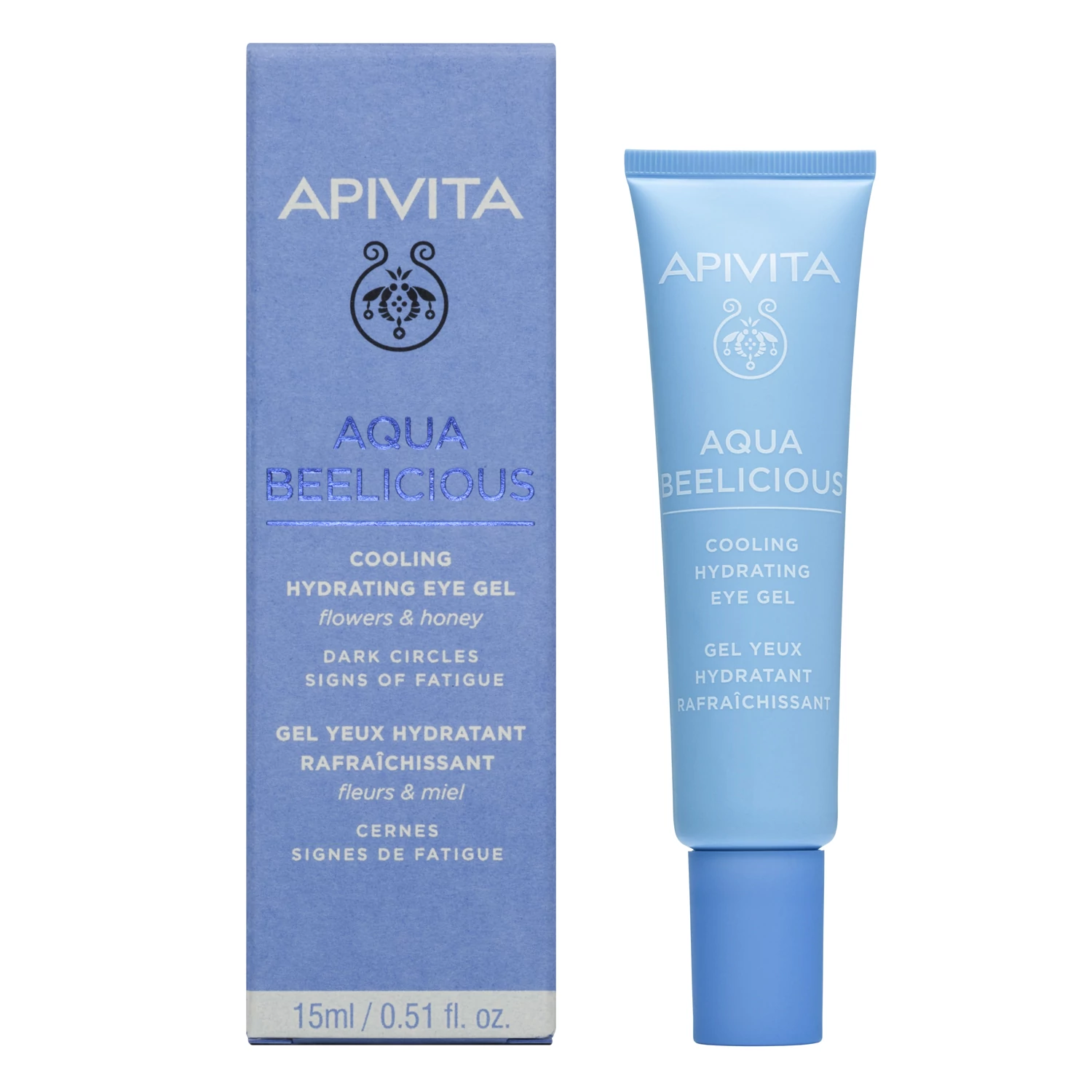 APIVITA AQUA BEELICIOUS Hidratáló Szemkörnyékápoló gél 15ml