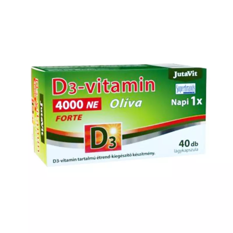 Jutavit D3-vitamin Olíva 4000NE Forte lágykapszula 40X