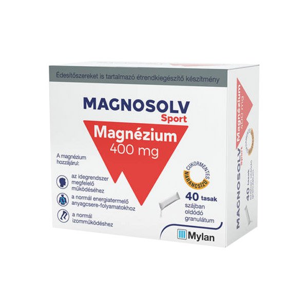 Magnosolv Sport 400 mg szájban oldódó granulátum (40x)