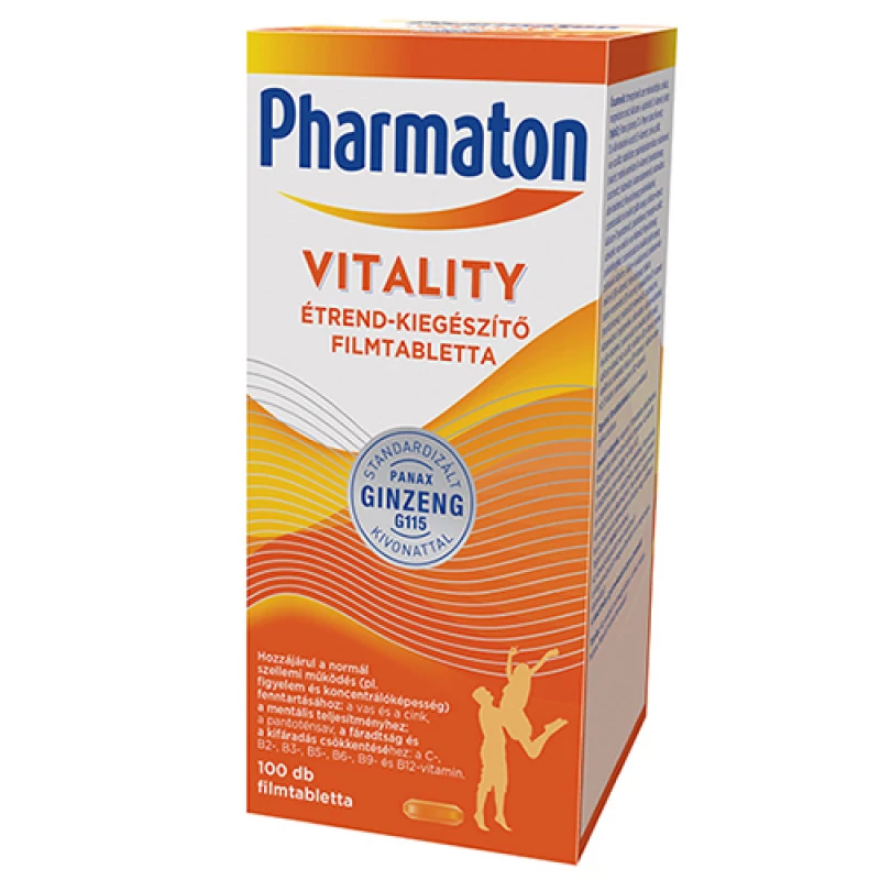 Pharmaton Vitality Filmtabletta 100x