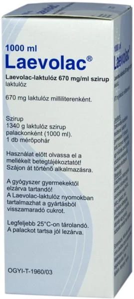 Laevolac-laktulóz 670mg/Ml Szirup 1000ml