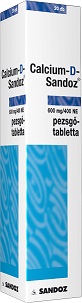 Calcium-D-Sandoz Pezsgőtabletta 20x