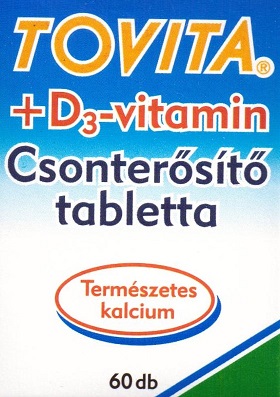 Tovita Csonterősítő + D3 Tabletta 60x