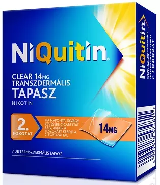 Niquitin Clear 14mg Transzdermális Tapasz 7x