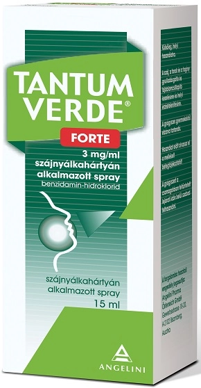 Tantum Verde Forte 3mg/Ml Szájny Alkalmazott Spray 1x15ml