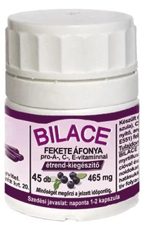 Bilace Fekete Áfonya Kapszula 45x