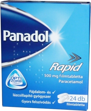 Panadol Rapid 500mg Filmtabletta 24x