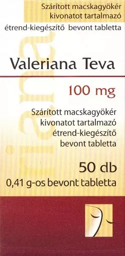 Valeriana TEVA 100 mg Tabletta 50x