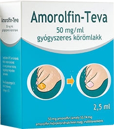 Amorolfin-teva 50mg/Ml Körömlakk 2,5ml