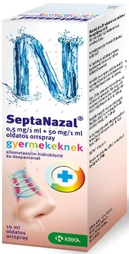 Septanazal 0,5mg/1ml+50mg/1ml Old Orrspray Gyerek 1x10ml