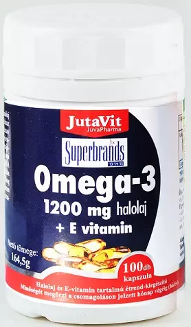 Jutavit Omega-3 1200mg + E-vitamin Kapszula 100x