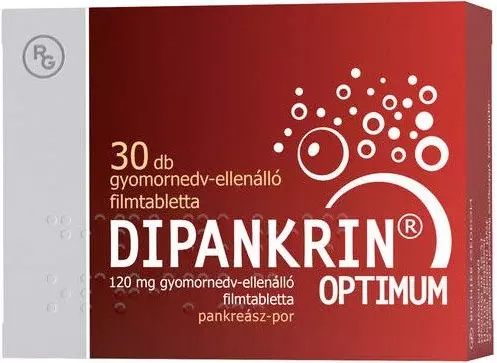 Dipankrin Optimum 120mg Gyomornedv-ellenálló Filmtabletta 30x
