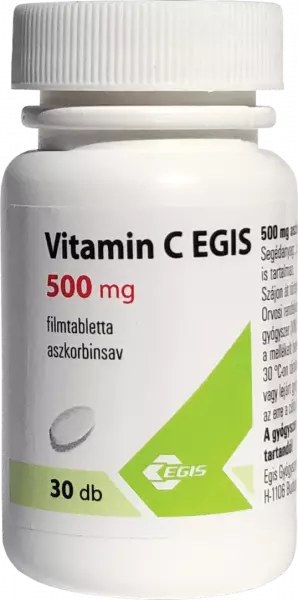 Vitamin C Egis 500mg Filmtabletta 30x