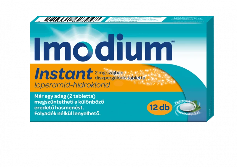 Imodium Instant 2mg Szájban Diszpergálódó Tabletta 12x