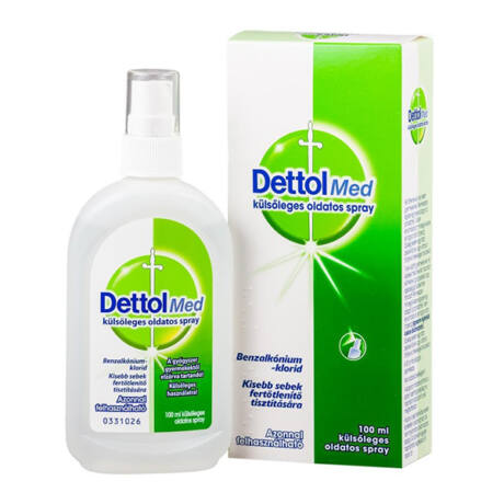 DETTOL MED KÜLSŐLEGES OLDATOS SPRAY (100ML)