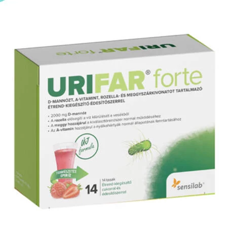 URIFAR FORTE D-MANNÓZ GRANULÁTUM 14X