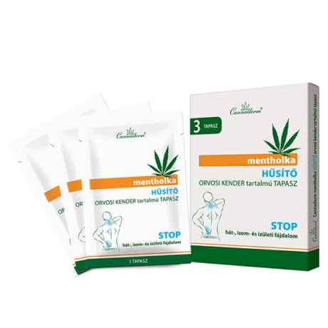 CANNADERM MENTHOLKA TAPASZ HŰSÍTŐ (3X)