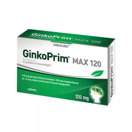 WALMARK GINKOPRIM MAX 120MG TABLETTA 60X