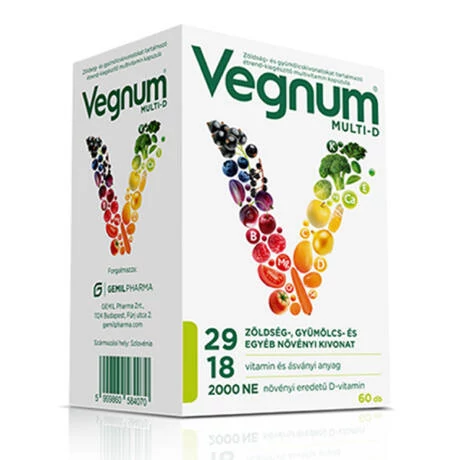 VEGNUM MULTI-D KAPSZULA 60X