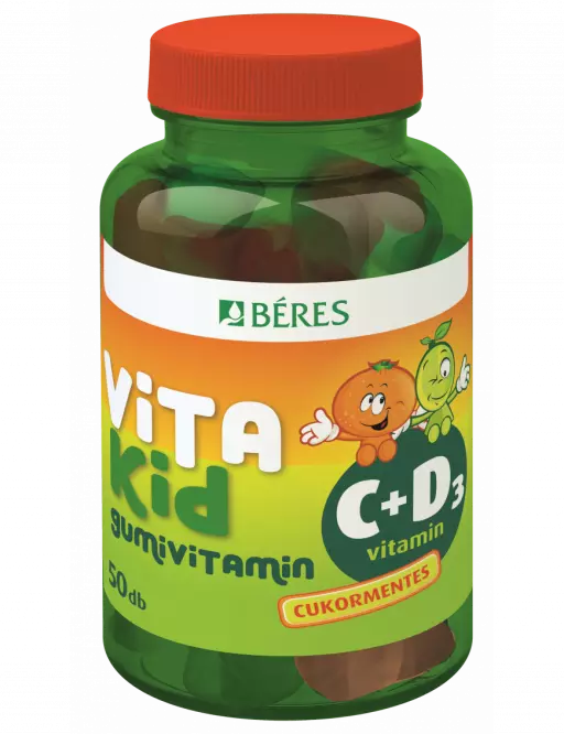 Béres VitaKid C+D3 Gumivitamin 50db.