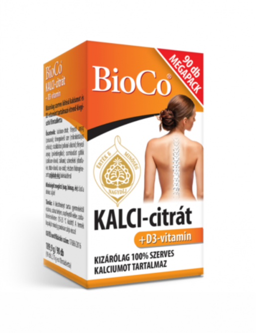 Bioco Kalci-Citrát + D3-Vitamin Megapack