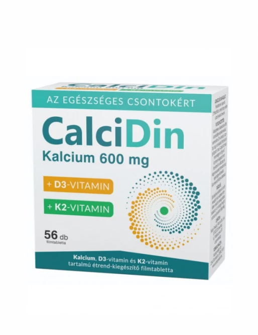 CalciDin Ca D3 K2 vitamin filmtabletta 56x