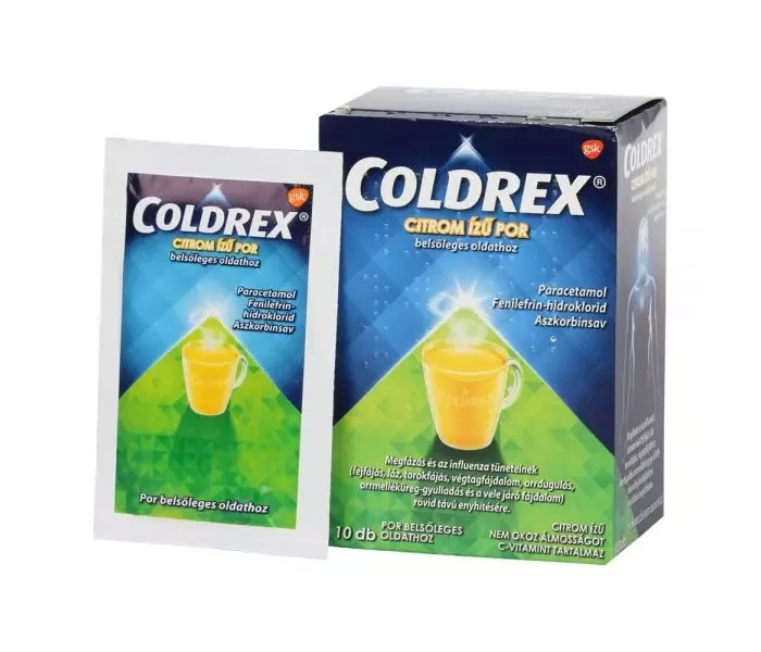 Coldrex citrom ízű por belsőleges oldathoz 10x
