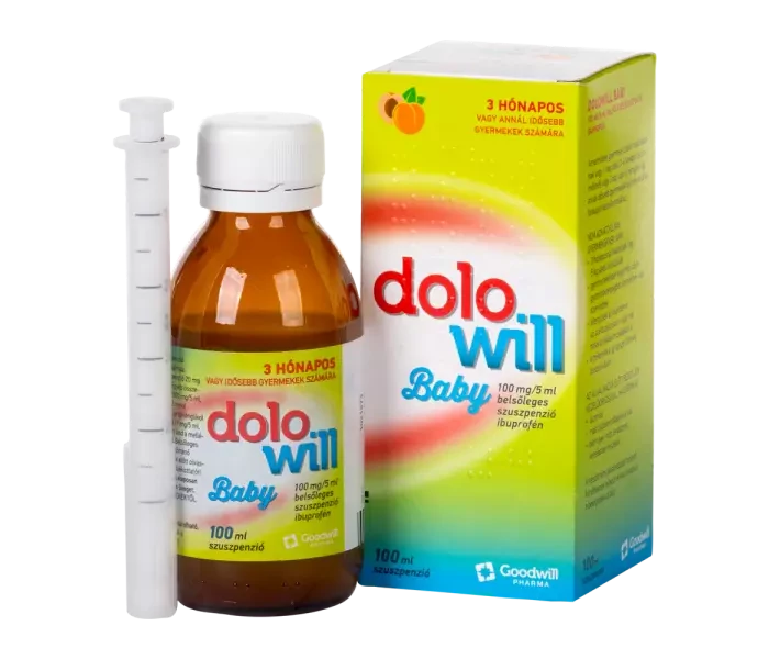 Dolowill Baby 100 mg/5 ml belsőleges szuszpenzió 100ml