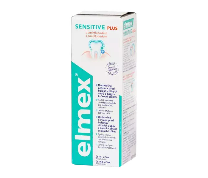 Elmex Sensitive plus szájvíz érzékeny fogakra 400ml