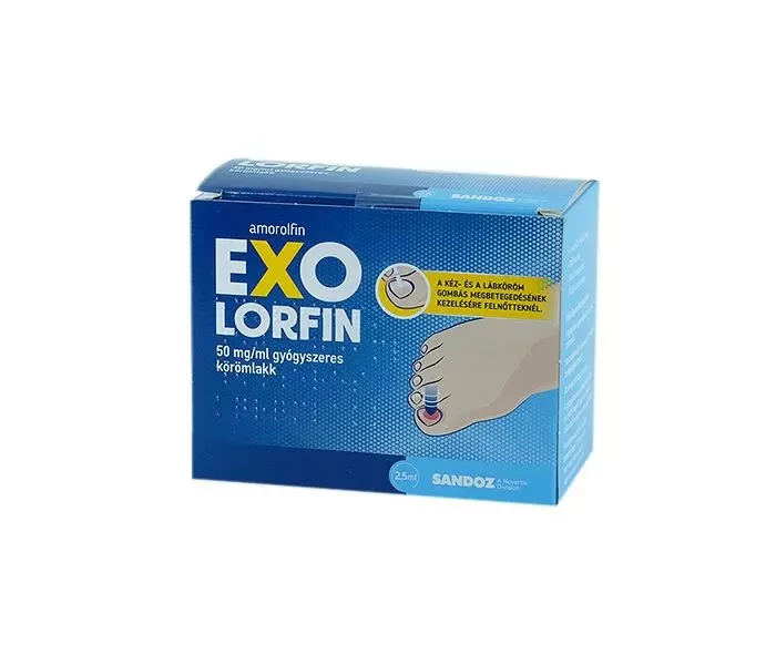 Exolorfin 50mg/ml gyógyszeres körömlakk 2,5ml