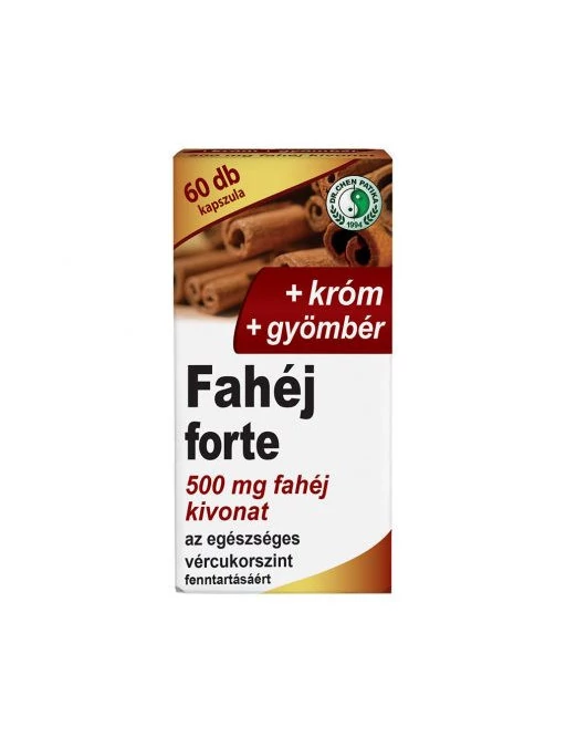 Dr. Chen Fahéj Forte Kapszula Gyömbérrel És Krómmal